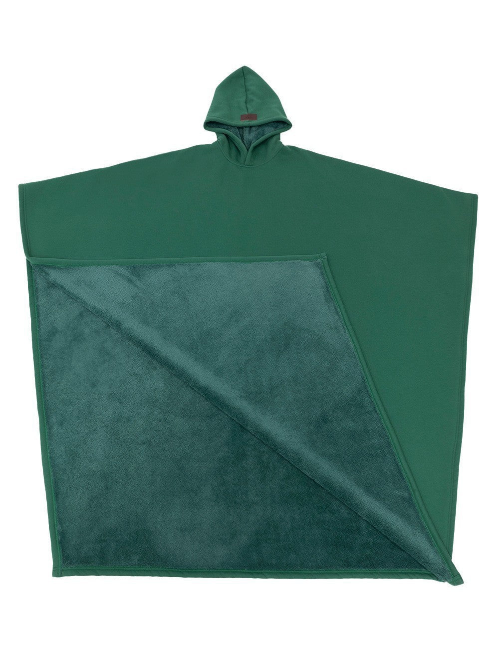 Unisex Kapuzen-Poncho-Decke mit wärmendem Fleecefutter und Oversize-Schnitt Drune