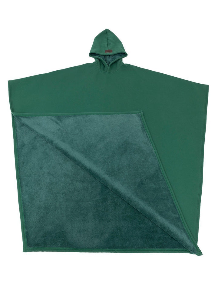 Unisex Kapuzen-Poncho-Decke mit wärmendem Fleecefutter und Oversize-Schnitt Drune