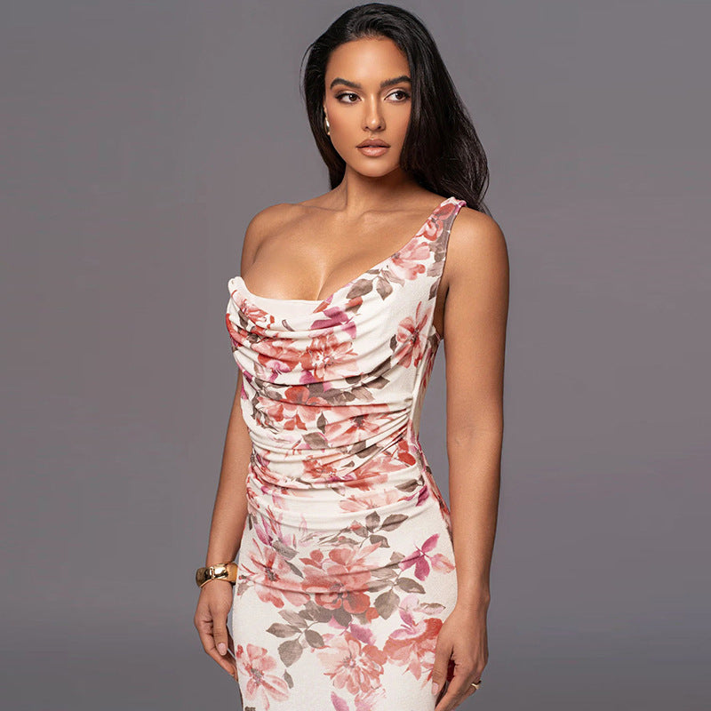Damen Etuikleid mit romantischem floralem Design Drune
