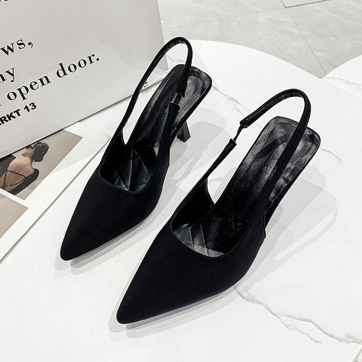 Damen Slingback-Pumps mit schmaler Spitze und leichter Absatzhöhe Drune