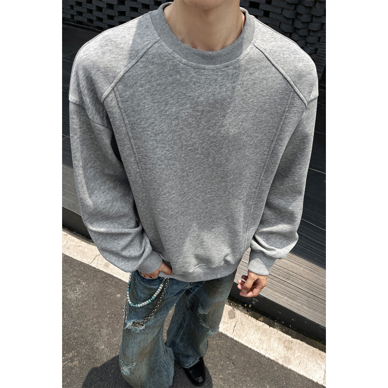 Herren Modischer Sweatshirt mit Raglanärmeln Drune