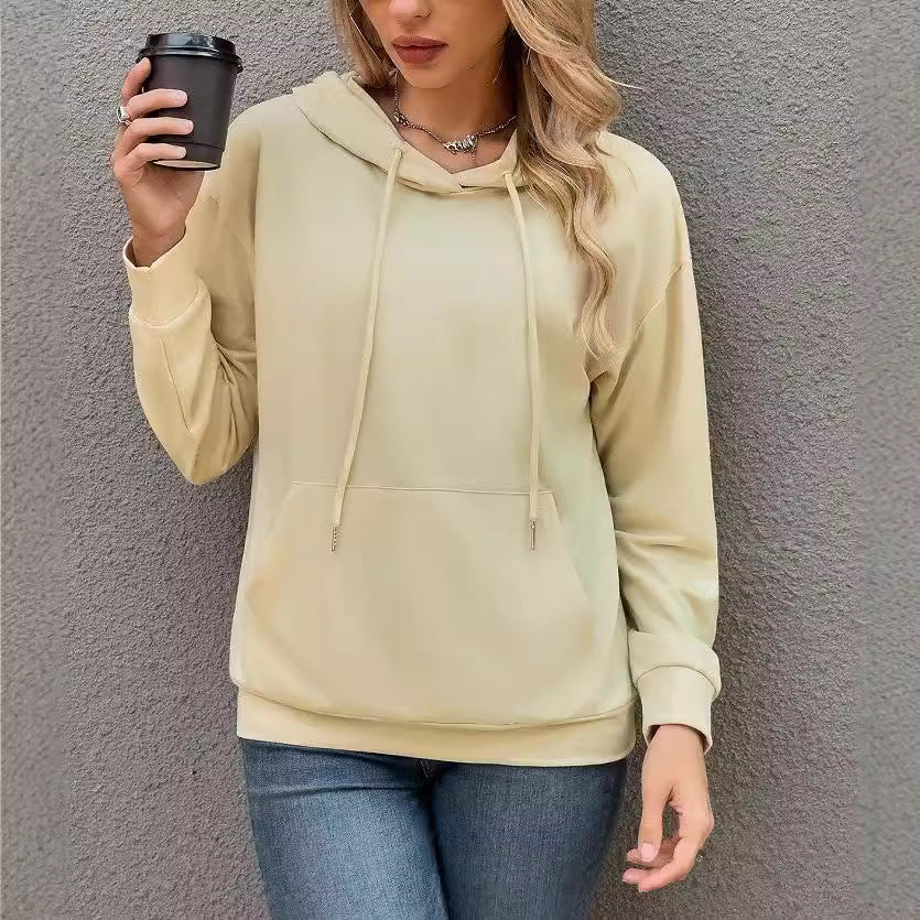 Damen Freizeit Kapuzenpullover mit bequemer Passform Drune