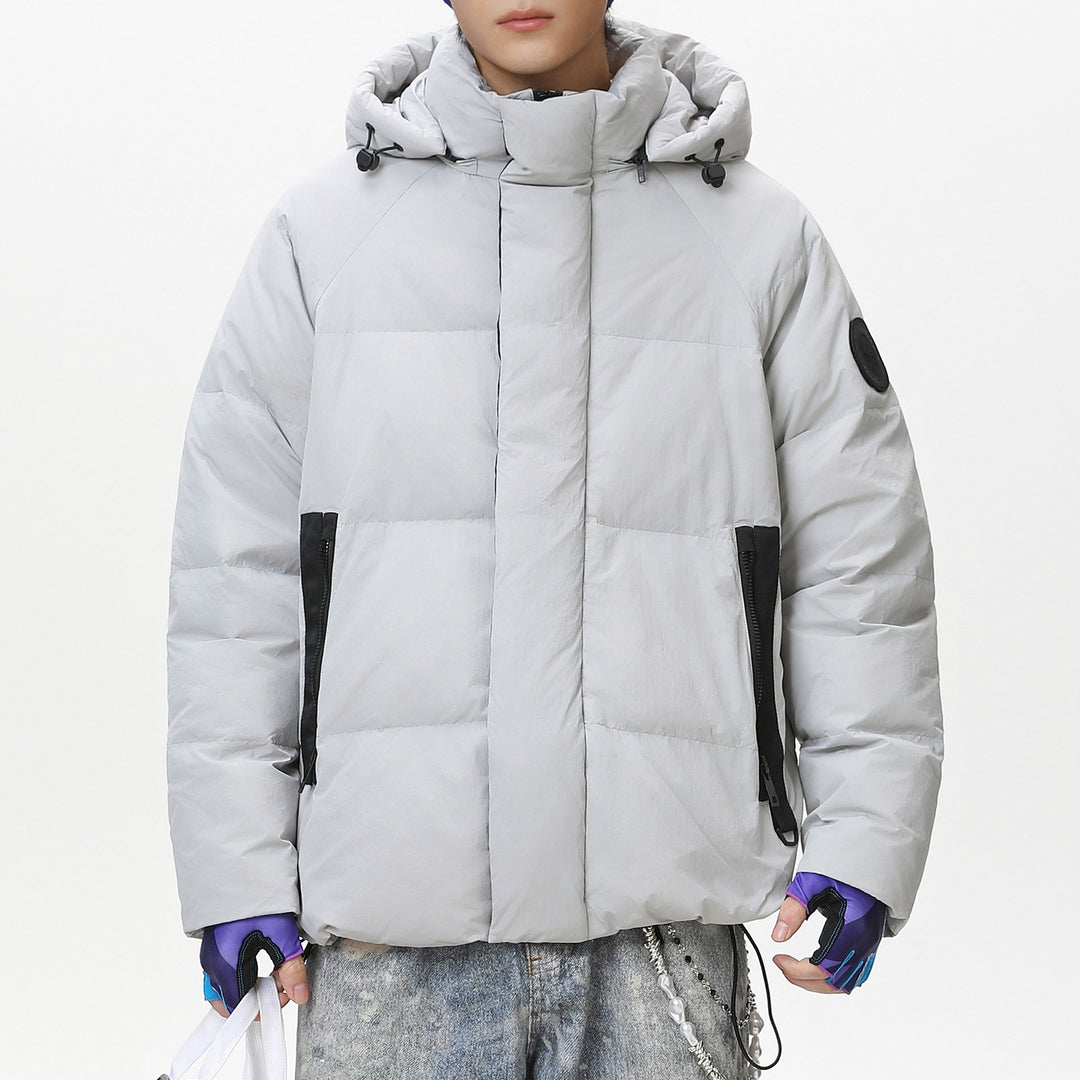 Herren Ultraleichte Steppjacke mit Kapuze Drune