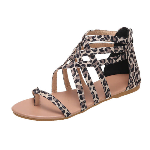 Damen Sommerliche Zehentrenner Sandalen mit floralem Design Drune