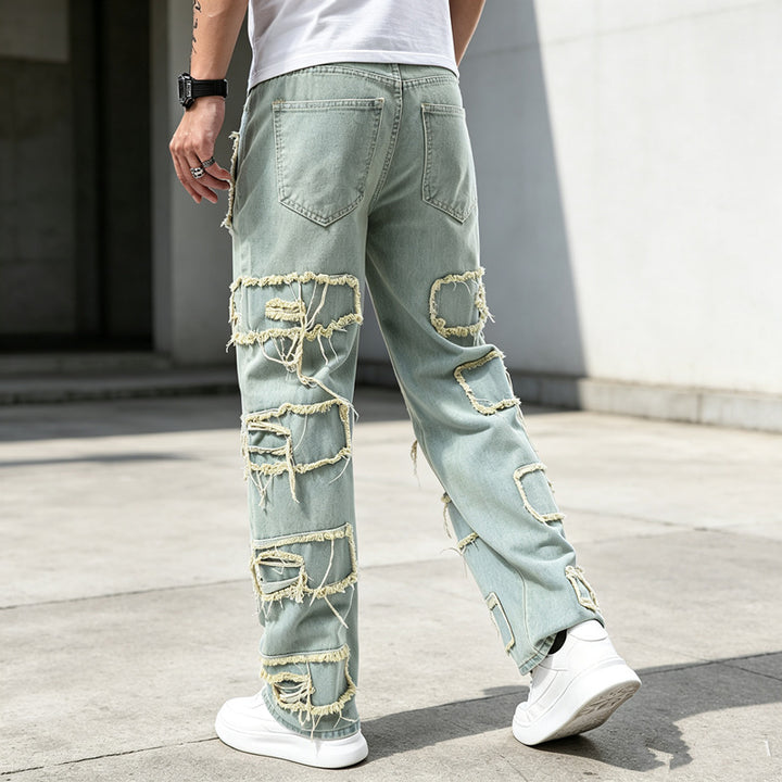 Herren Modische und lässige Jeanshose Drune