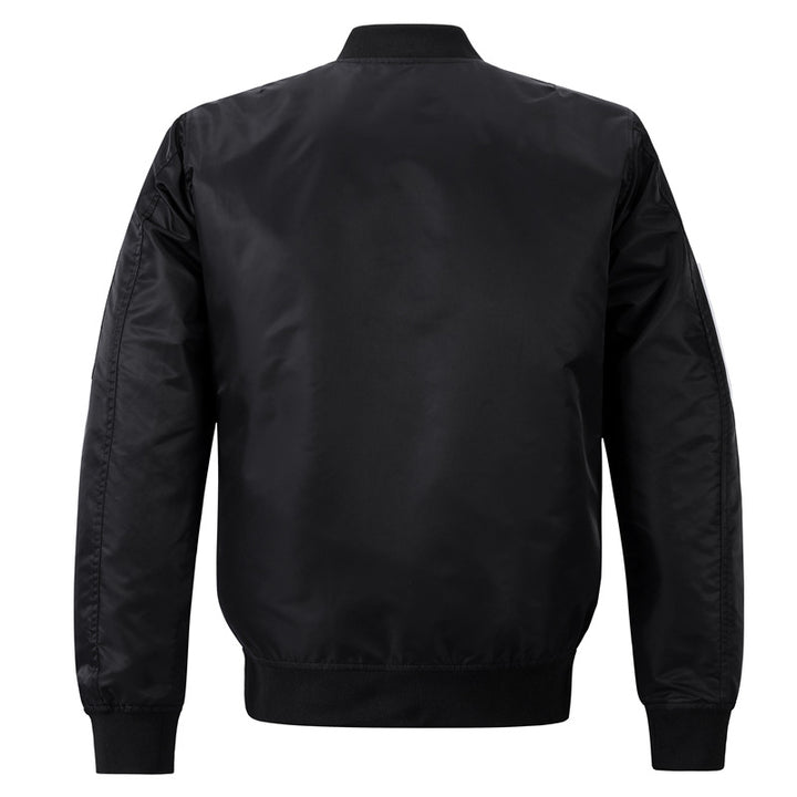 Herren Modische Bomberjacke mit praktischen Taschen Drune