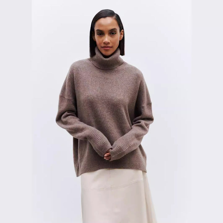 Damen Turtleneck-Pullover Drune