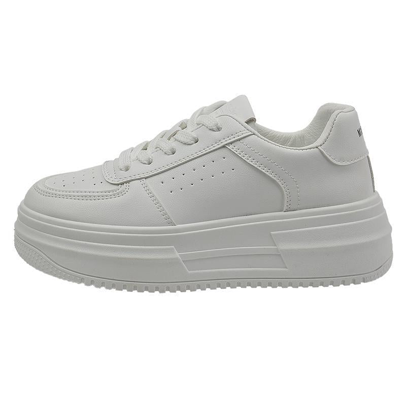 Damen Modische Plateau Sneakers mit komfortablem Rückenschutz Drune