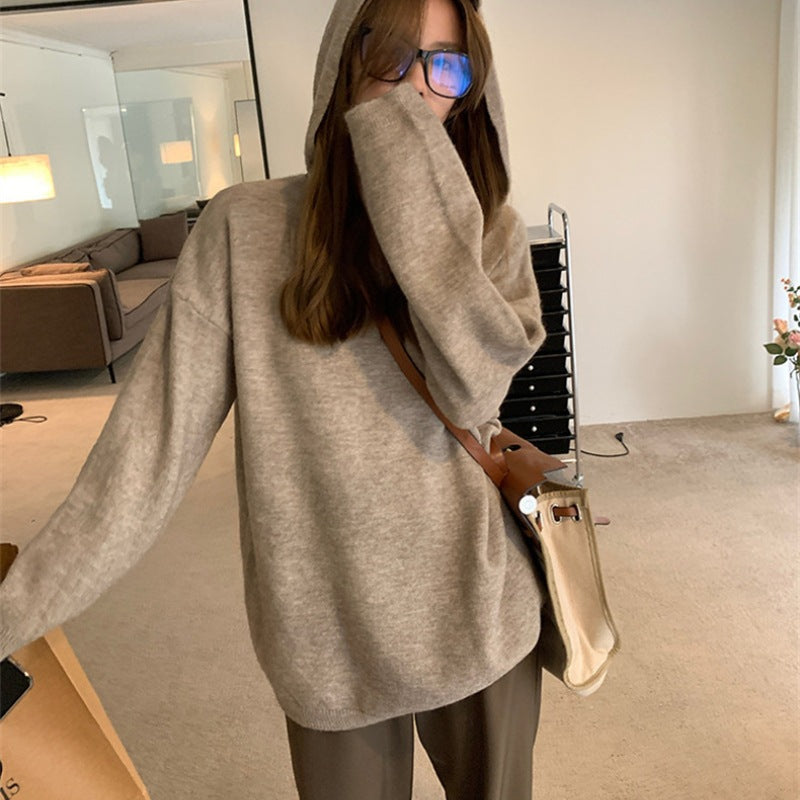 Damen Oversized Hoodie mit lässigem Schnitt und praktischen Taschen Drune