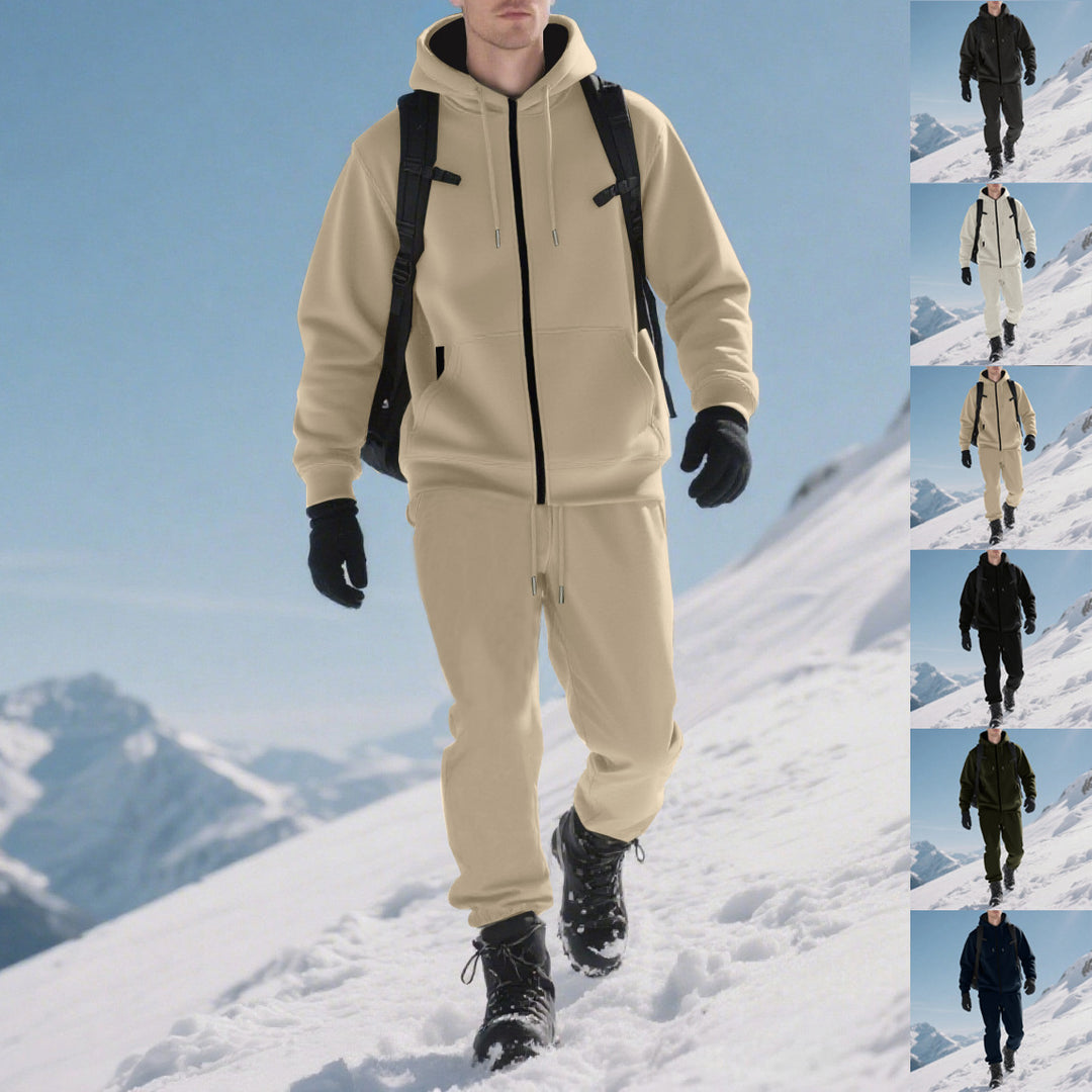 Herren Funktions-Jogginganzug mit warmem Futter und praktischen Taschen Drune