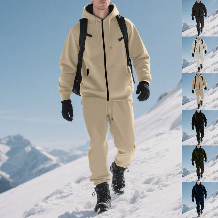 Herren Funktions-Jogginganzug mit warmem Futter und praktischen Taschen Drune