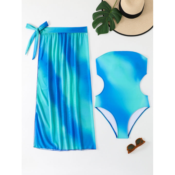 Damen Schwimmanzug und sommerlicher Wickelrock Drune