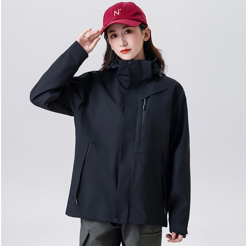 Damen Wind- und wasserdichte technische Jacke Drune