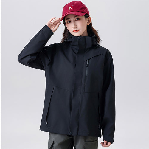Damen Wind- und wasserdichte technische Jacke Drune