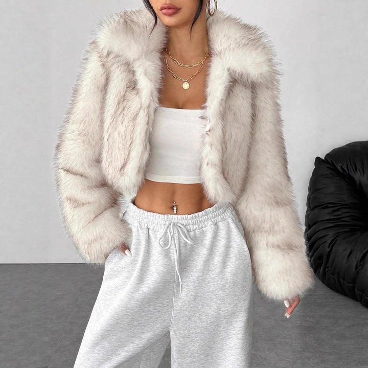 Damen Kunstpelzjacke Drune