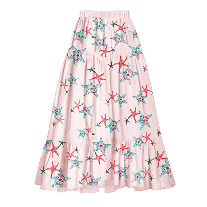 Damen Einteiliger Badeanzug mit maritime Motiven und eleganten Verzierungen Drune