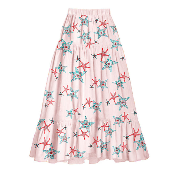 Damen Einteiliger Badeanzug mit maritime Motiven und eleganten Verzierungen Drune