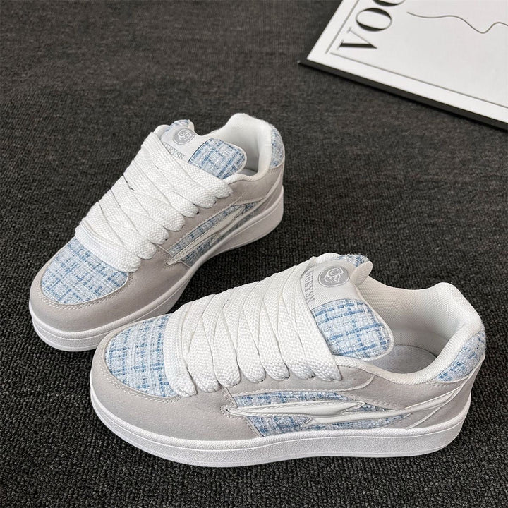 Damen Sneakers mit modischem Textilmuster und komfortabler Dämpfung Drune