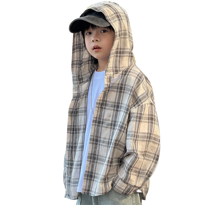 Unisex lässige karierten Hemdjacke Drune