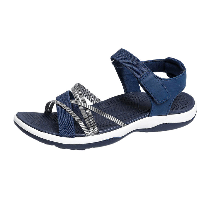 Damen Komfortable Sandalen mit verstellbarem Riemendesign und rutschfester Sohle Drune