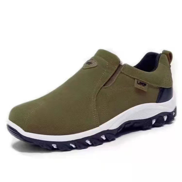 Herren dezenten wasserabweisenden Wildleder-Slipper mit griffiger Outdoor-Laufsohle Drune