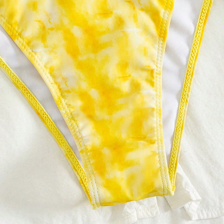 Damen Triangel-Bikini mit Raffungen und modischem Detail Drune