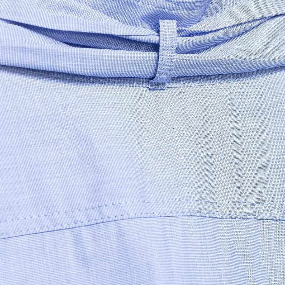 Damen Bluse mit Schleifenkragen und oversized Boxy‑Schnitt Drune