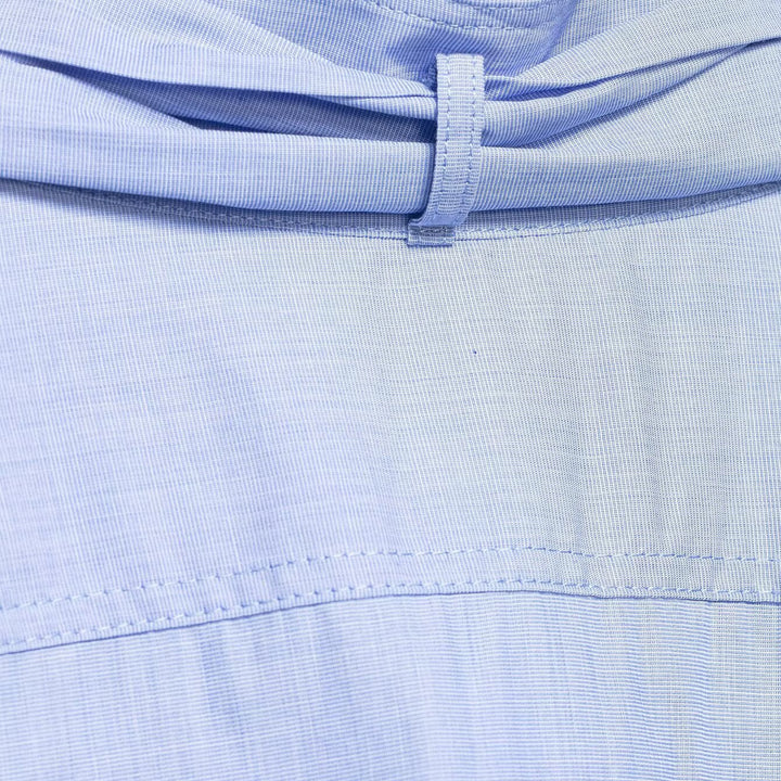 Damen Bluse mit Schleifenkragen und oversized Boxy‑Schnitt Drune