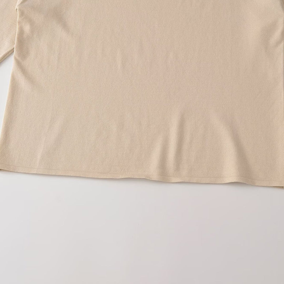 Damen Oversize Sweatshirt mit tiefem Rundhalsausschnitt und überschnittener Schulter Drune