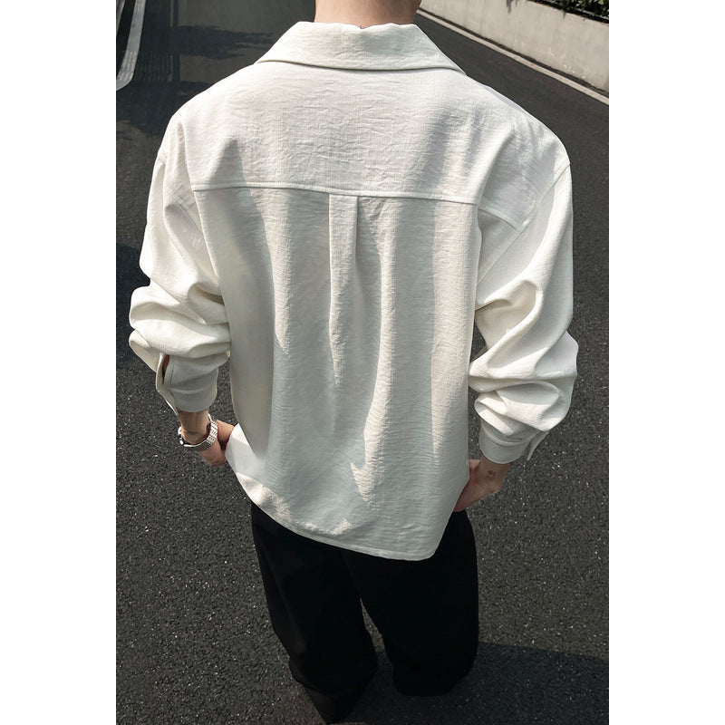 Herren Modische leichte Hemdbluse Drune