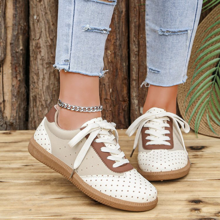 Damen Mary-Jane-Sneaker mit Klettverschluss und gepolstertem Komfortfußbett Drune
