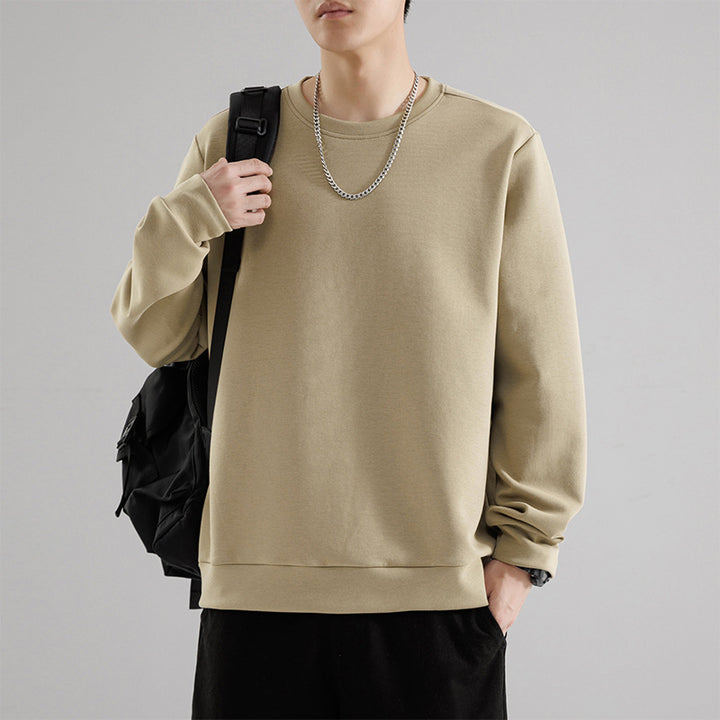 Unisex Oversize Rundhals‑Sweatshirt aus schwerem French‑Terry mit gerippten Bündchen Drune