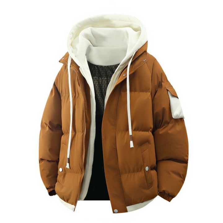 Damen Stilvolle Daunenjacke mit Hoodie