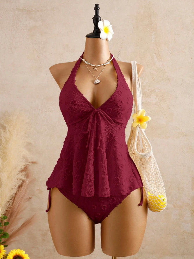 Damen Top-Fashion Badeanzug Drune