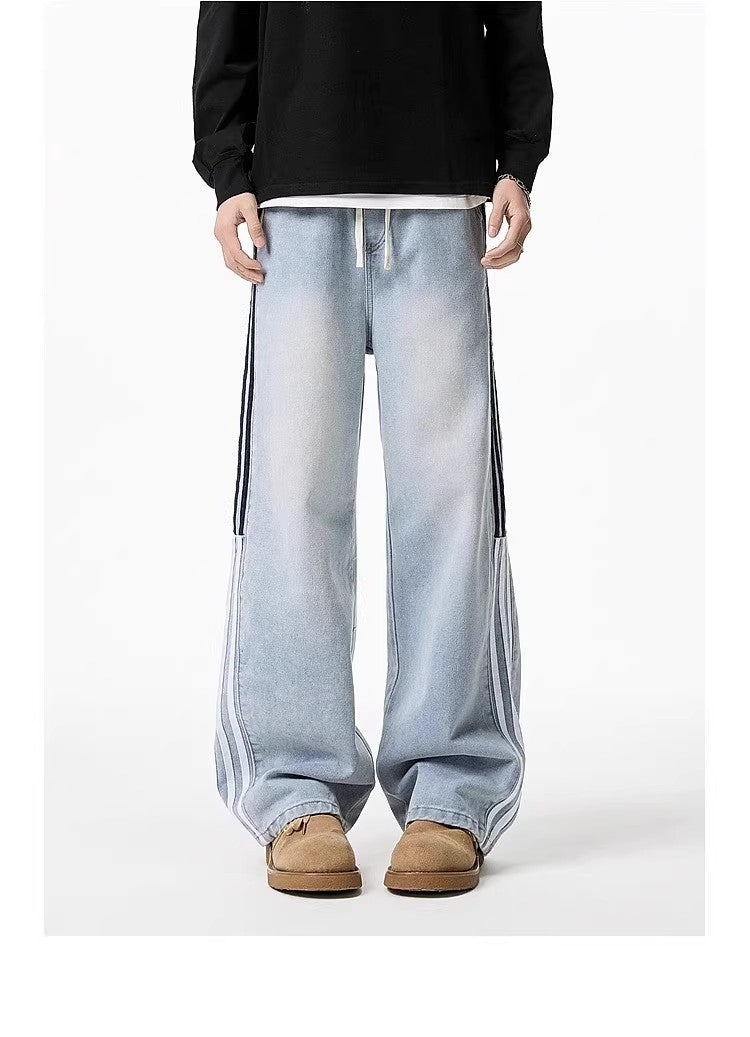 Herren Modische Baggy-Jeans Drune