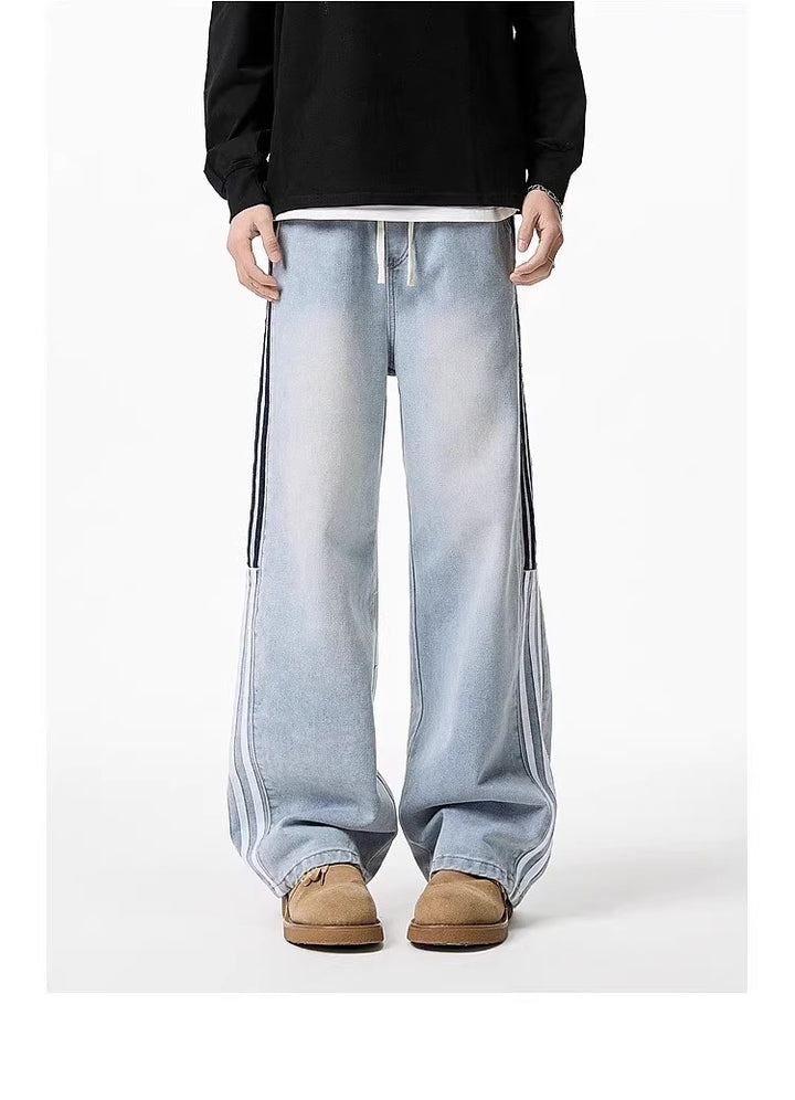 Herren Modische Baggy-Jeans Drune
