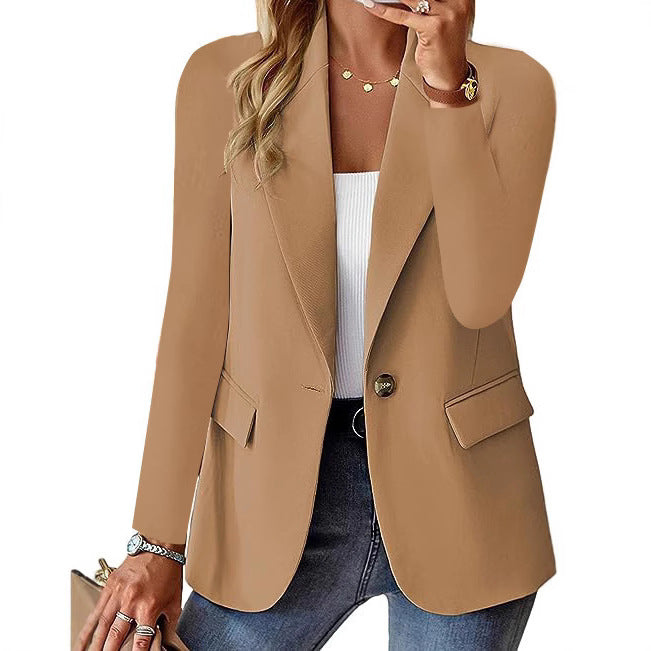 Damen Eleganter Blazer mit klassischem Schnitt und Taschen Drune