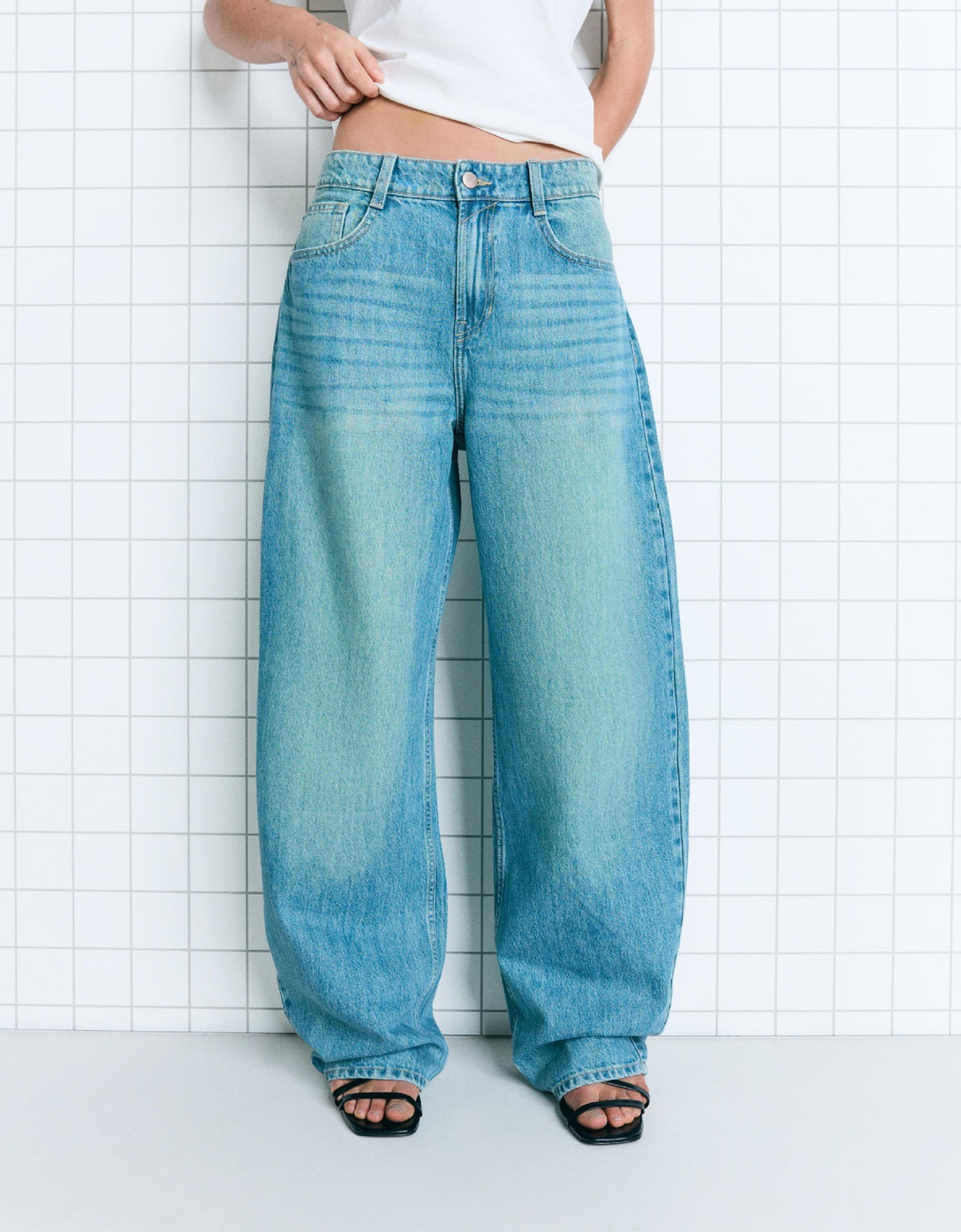 Damen Oversized Jeansjacke Drune
