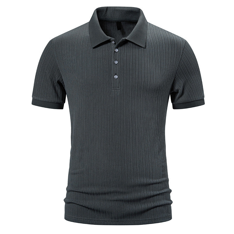 Herren hochwertiges Poloshirt mit moderner Struktur Drune
