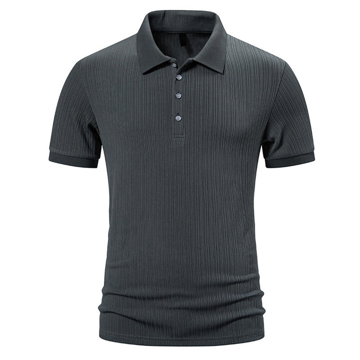 Herren hochwertiges Poloshirt mit moderner Struktur Drune
