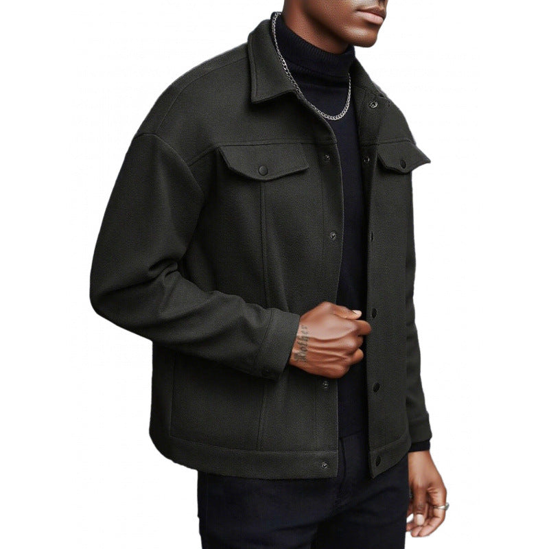 Herren weiche und modische Overshirtjacke Drune