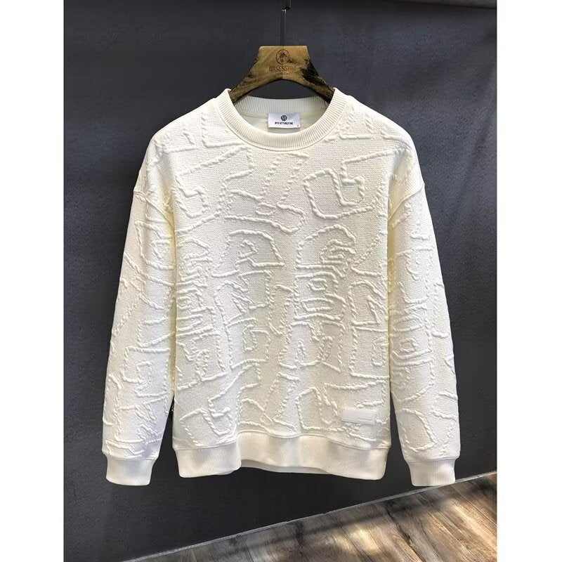 Damen Modischer Sweater mit 3D-Struktur Drune