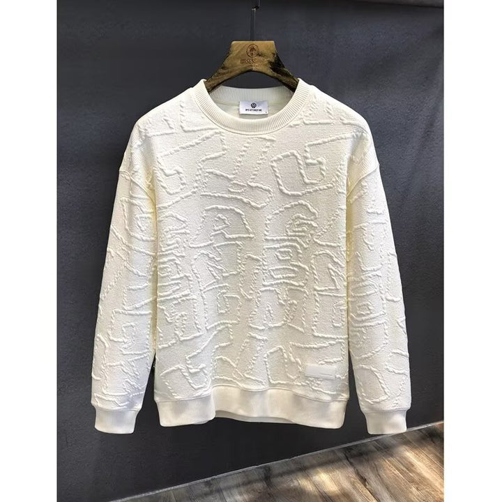 Damen Modischer Sweater mit 3D-Struktur Drune