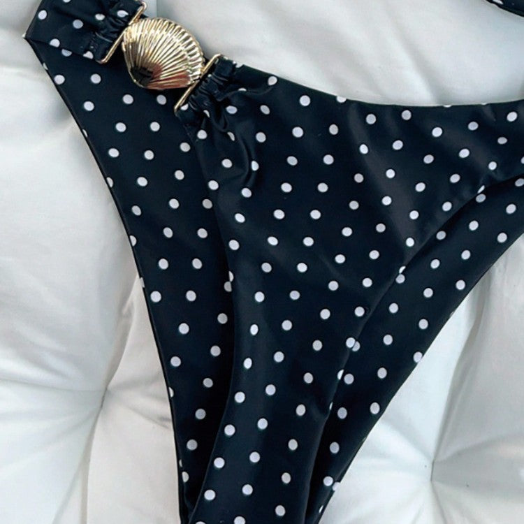 Damen Bikini-Set mit eleganten Rüschen und strukturiertem Design Drune