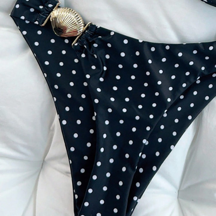 Damen Bikini-Set mit eleganten Rüschen und strukturiertem Design Drune