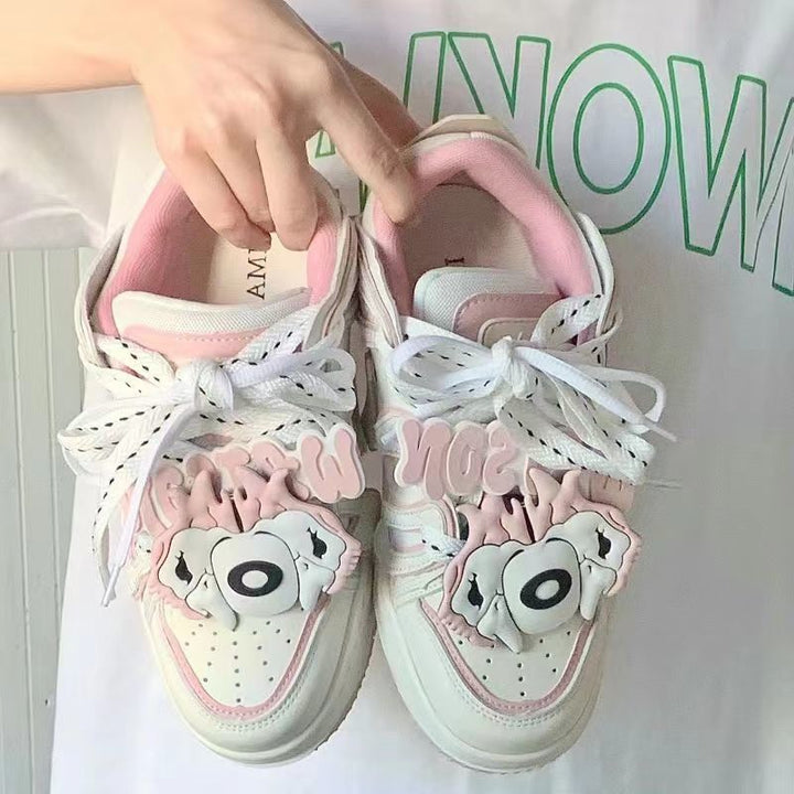 Damen Sneakers mit verspieltem Tierdesign und komfortabler Sohle Drune