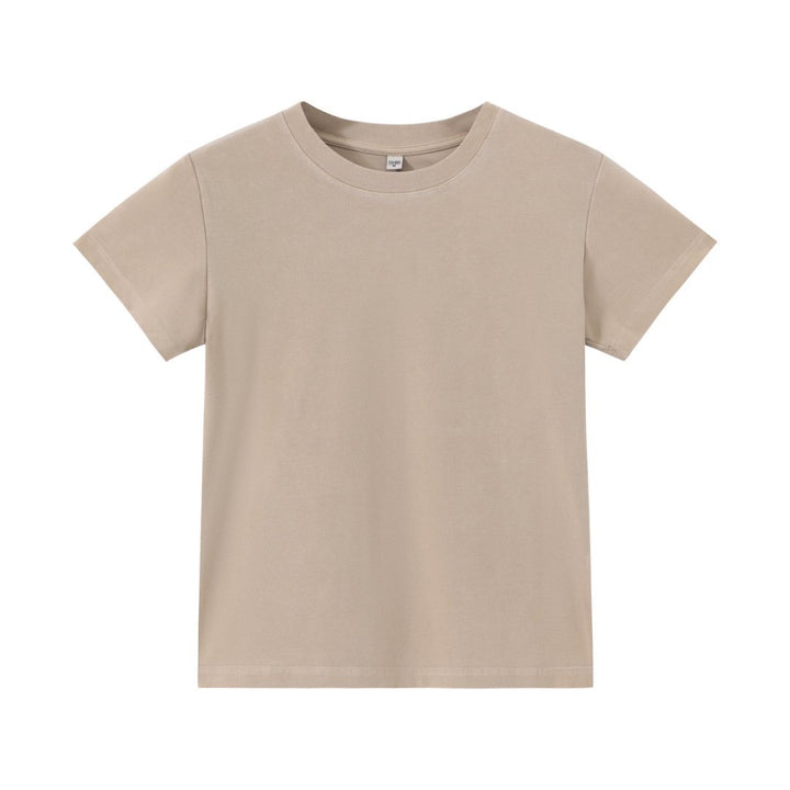 Drune | Schillerndes altes kurzes T-Shirt mit Färbung