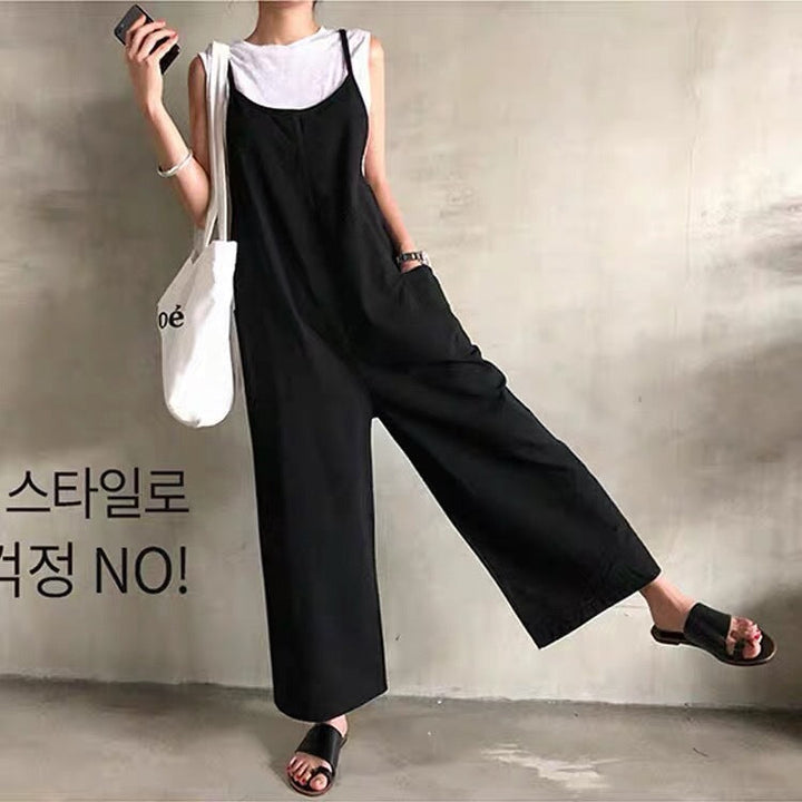 Damen Latzhose Im Lässigen Stil mit Verstellbaren Trägern und Großem Komfort Drune