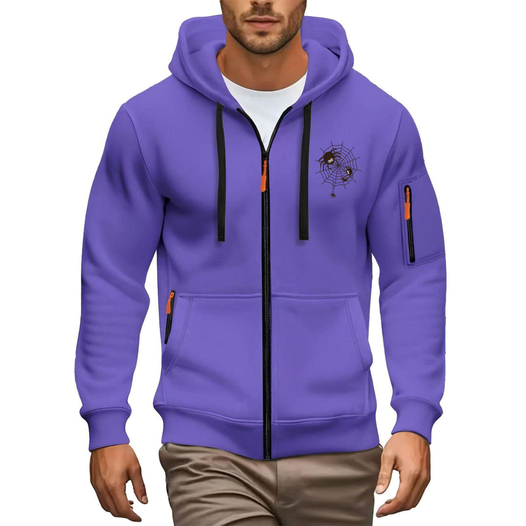 Herren Hochwertiger Zip-Hoodie Drune