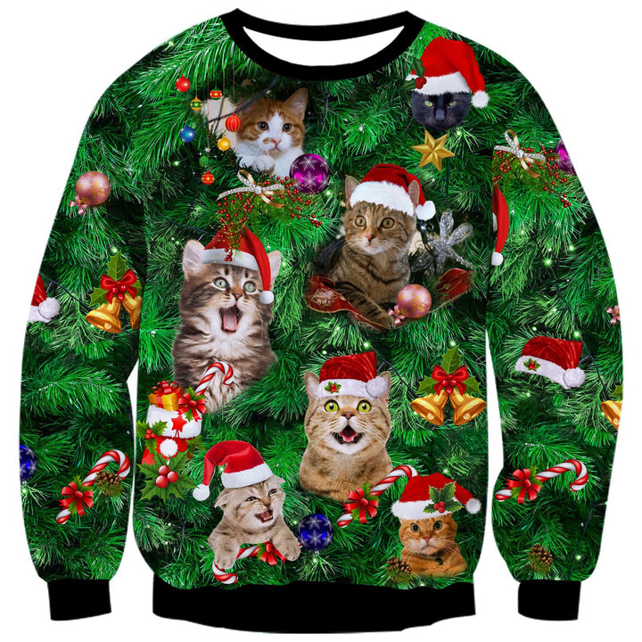 Damen Lustiger Weihnachtlicher Sweatshirt Drune
